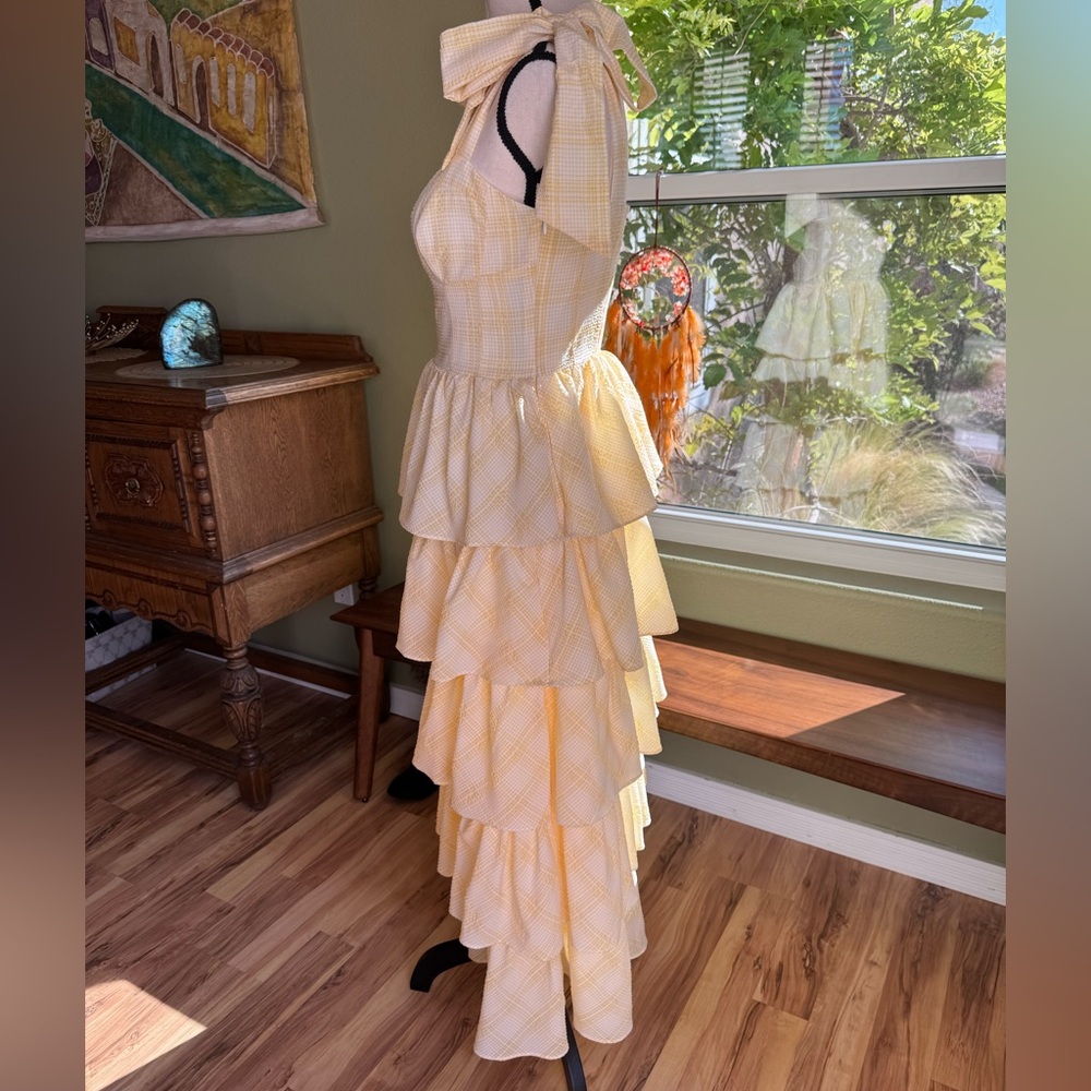 Sofie the Label Tiered Shoulder Tie Dress - Picture 4 of 9